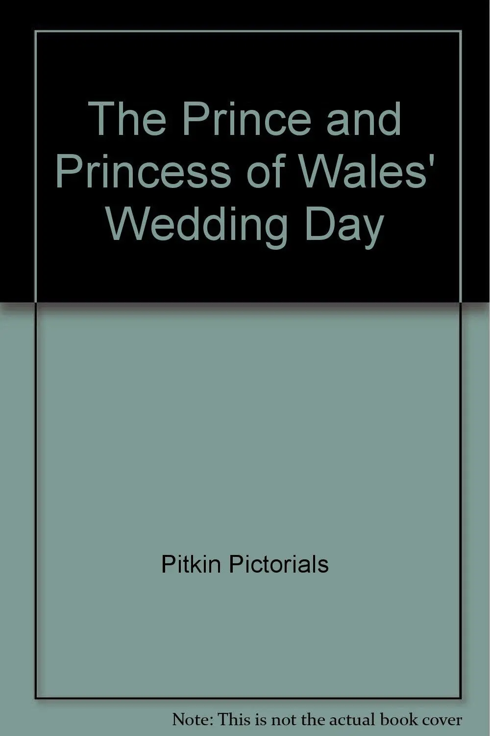 The Prince And Princess Of Wales' Wedding Day [Paperback] Pitkin Pictorials 1