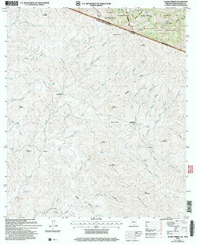 Alamo Spring 7.5'×7.5' Arizona-Sonora 2004 Map United Stated Geological Survey 1