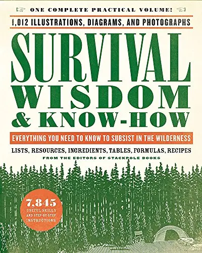 Survival Wisdom & Know-How: Everything You Need To Know To Subsist In The Wilderness [Paperback] The Editors Of Stackpole Books 1