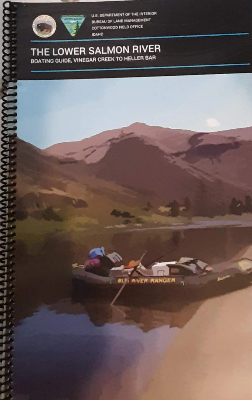 Lower Salmon River Boating Guide, Vinegar Creek To Heller Bar [Spiral-Bound] Cottonwood Field Office 1