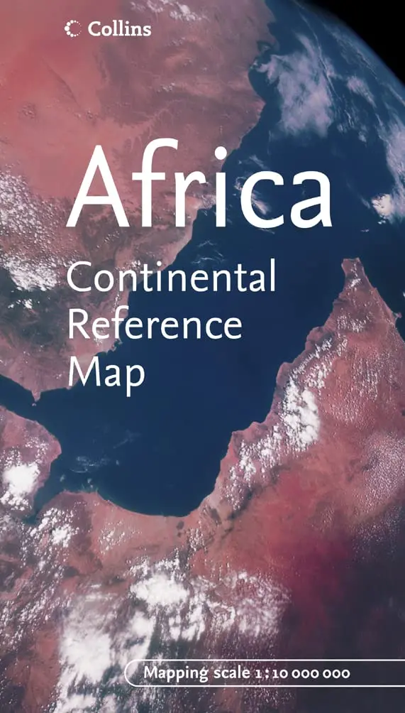 Africa Continental Reference Map By Collins (English, Spanish, French, German And Japanese Edition) Collins Bartholomew Travel Maps 1