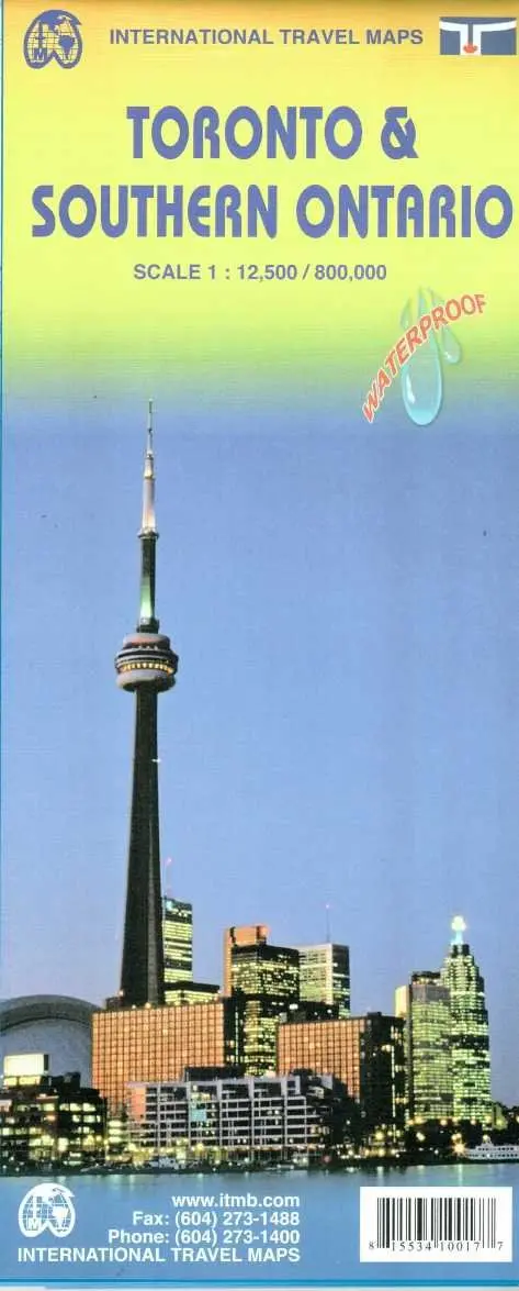 International Travel Southern Ontario & Toronto (International Travel Maps) [Map] Itmb Pub. Ltd 1
