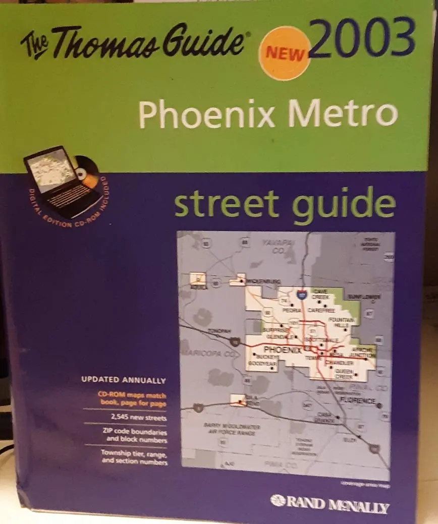 Thomas Guide 2003 Phoenix Metro Street: Spiral 1