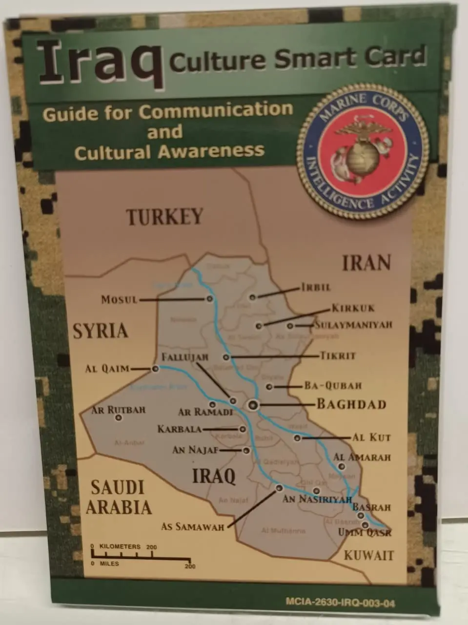 Iraq Culture Smart Card : Guide For Communication And Cultural Awareness (Laminated And Foldable) [Unknown Binding] Marine Corps Intelligence Activity 1