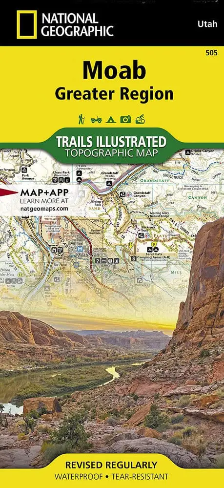 Moab Greater Region Map (Trails Illustrated Map, 505) 1