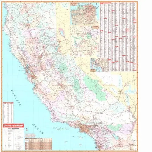 California (State Wall Maps) Kappa Map Group 1