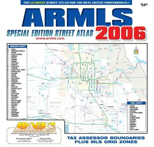 Armls Special Edition Street Atlas [Ring-Bound] Arizona Regional Multiple Listing Service; Wide World Of Maps And Phoenix Mapping Service 1