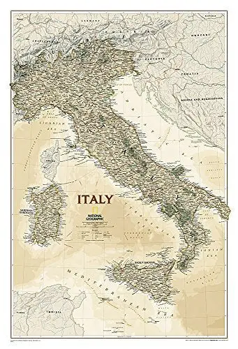 Italy Executive [Laminated] (National Geographic Reference Map) By National Geographic Maps - Reference (2016-05-16) [Map] 1