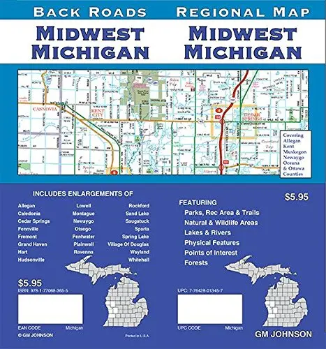 Midwest Michigan - Regional Map Gm Johnson 1