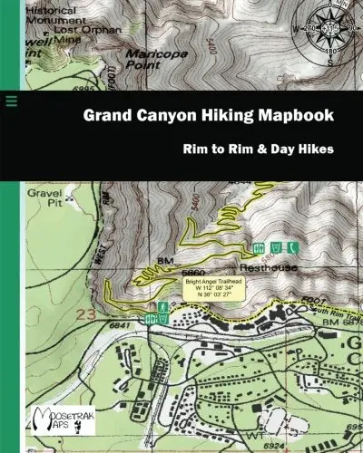 Grand Canyon Hiking Mapbook: Rim To Rim And Day Hikes [Paperback] Downs, Jason C And Fulton, Brenna 1