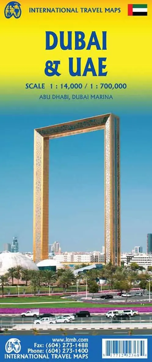 Dubai & Uae Travel Reference Map 1