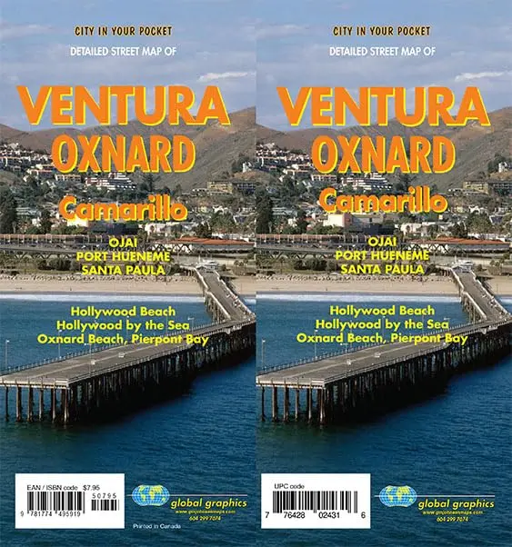 Ventura / Oxnard / Camarillo / Ojai, California Street Map [Map] Gm Johnson 1