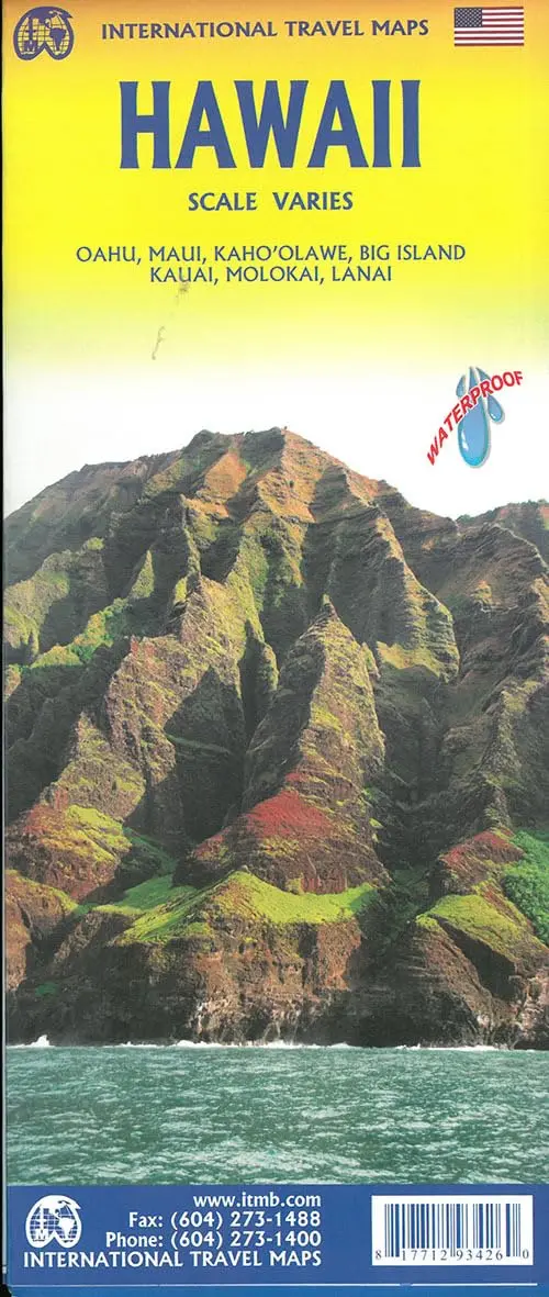 Hawaii State Travel Reference Map 1:150K/35K 1