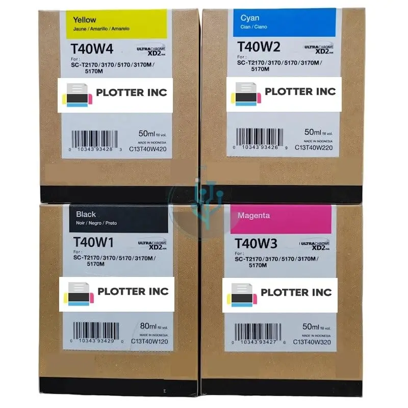 Plotter Inc Surecolor T40w Ink Tank Set T40w120 T40w220 T40w320 T40w420, High Capacity 1