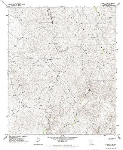 Mineral Mountain, Arizona 7.5' [Map] U.S. Geological Survey 1