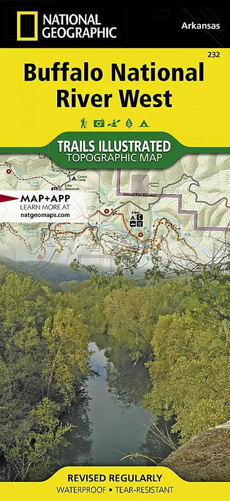 Buffalo National River West Map (National Geographic Trails Illustrated Map, 232) [Map] National Geographic Maps - Trails Illustrated 1