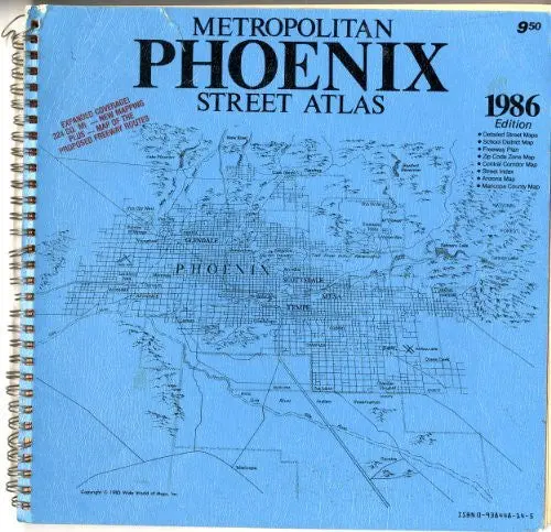 Metropolitan Phoenix Street Atlas Wide World Of Maps, Inc 1