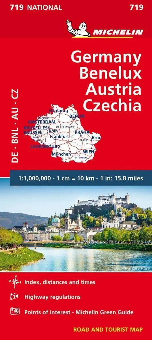 Michelin Germany Austria Benelux Czech Republic Map 719 (Maps/Country (Michelin)) [Map] Michelin 1