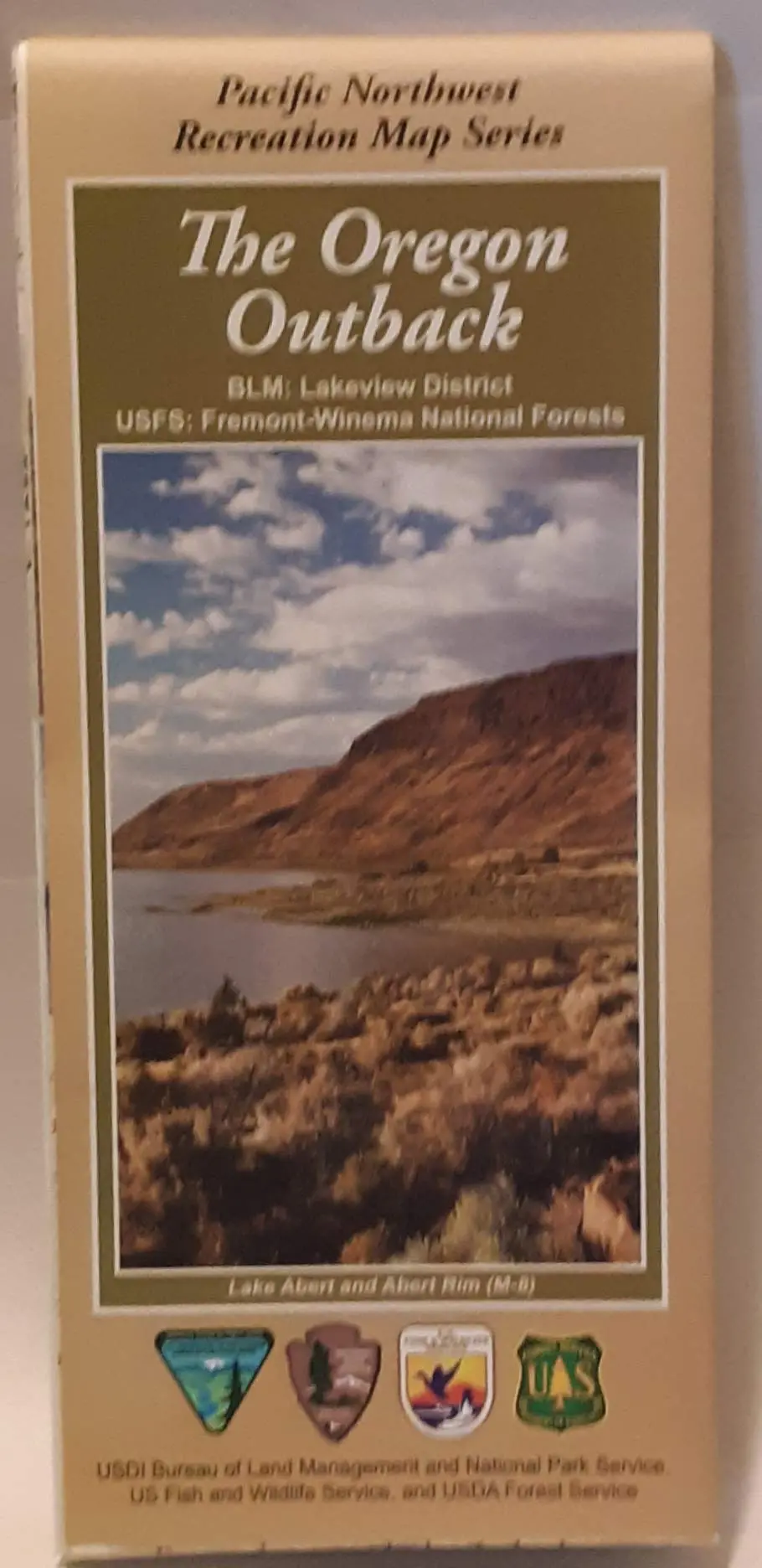 The Oregon Outback Map [Map] Freemont Winema Lake Wood 1