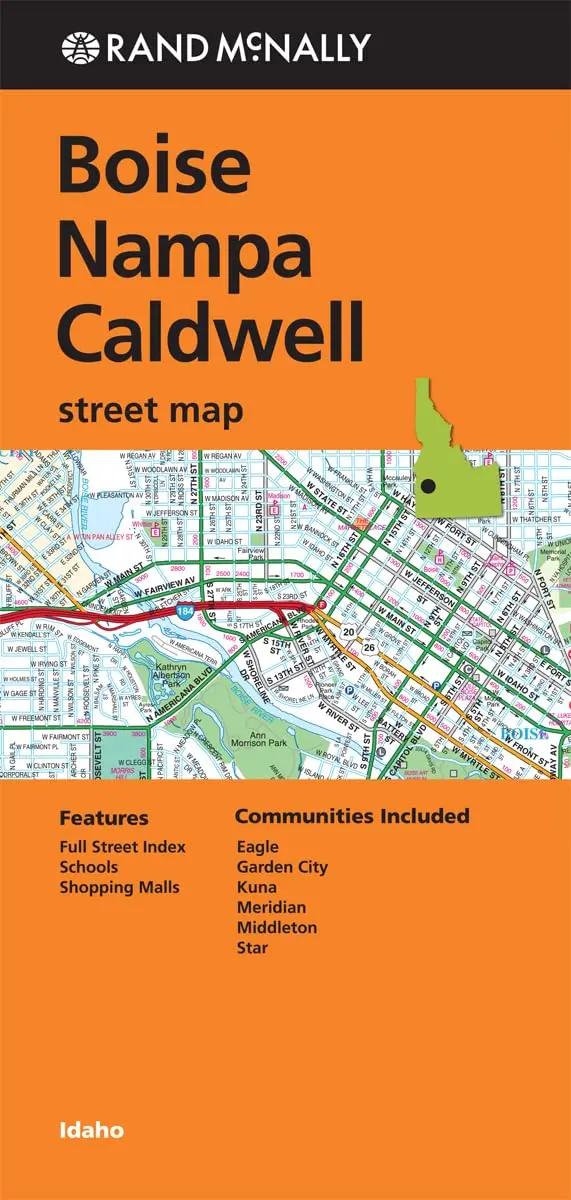 Rand Mcnally Folded Map: Boise, Nampa And Caldwell Street Map (Rand Mcnally Street Map) [Map] Rand Mcnally 1