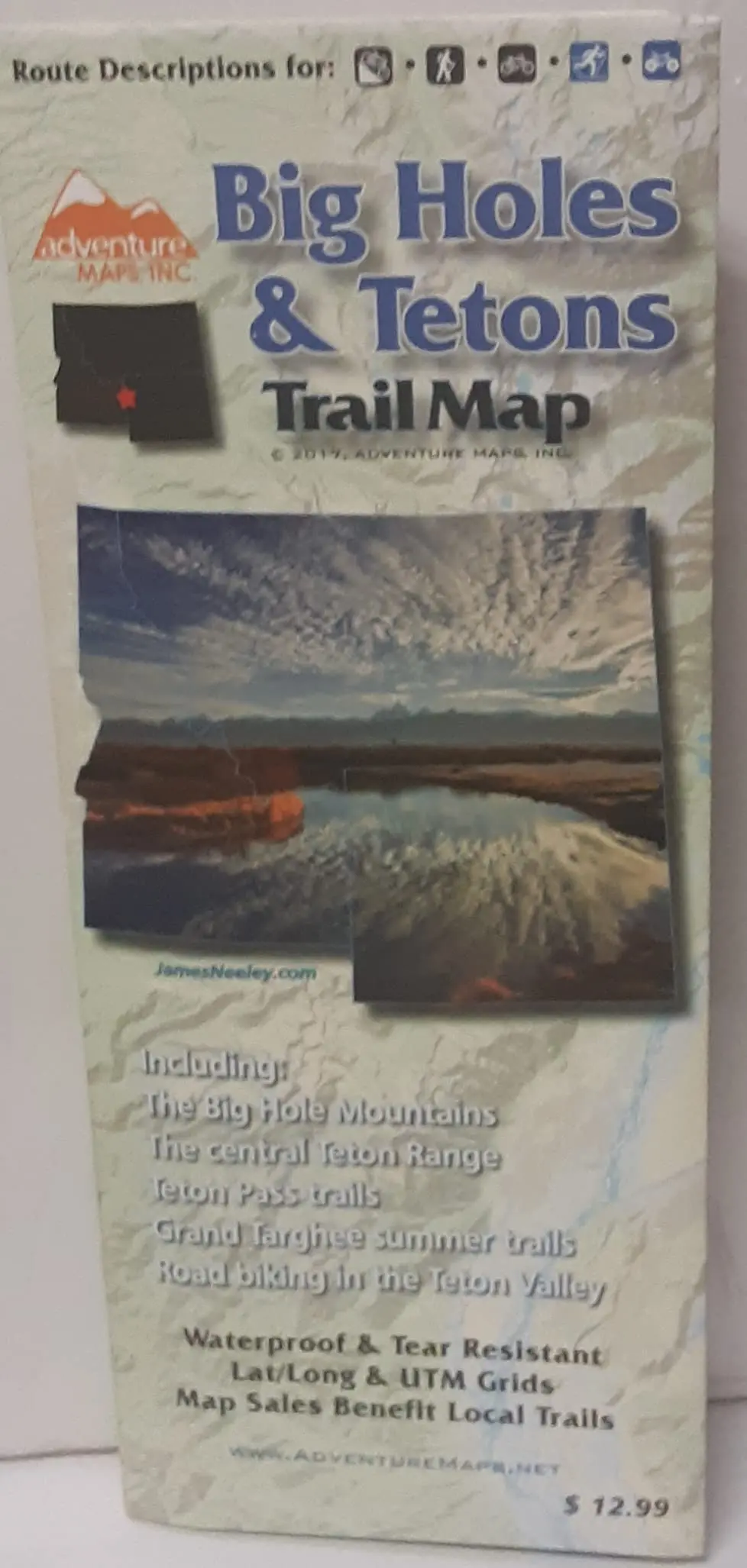Big Holes And Tetons Trail Map (Idaho And Wyoming) [Map] Staff 1