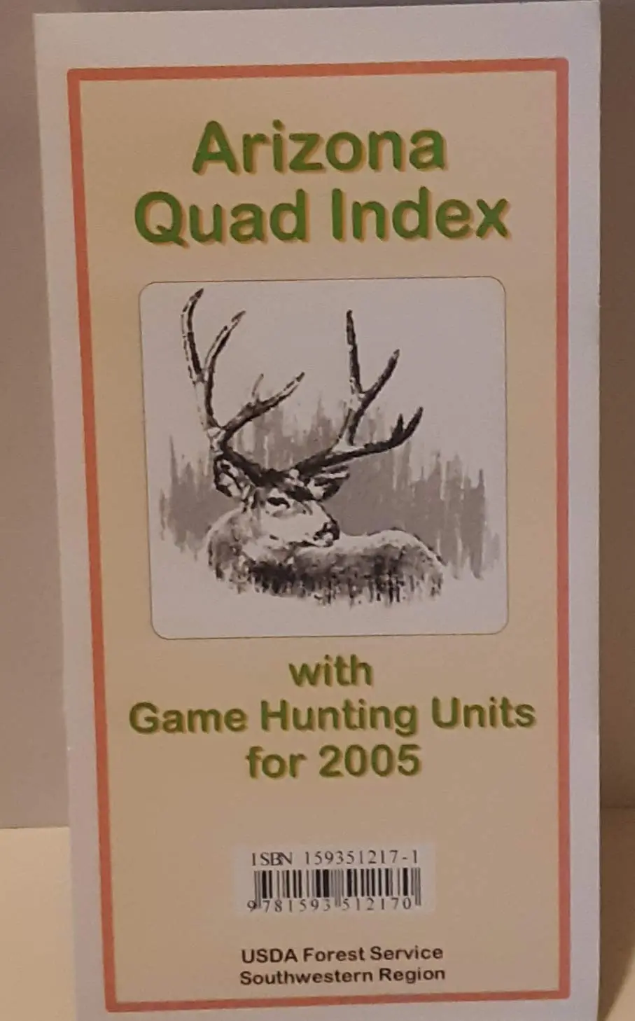 Arizona Quad Index With Game Hunting Units For 2005 [Map] Southwest Region 1