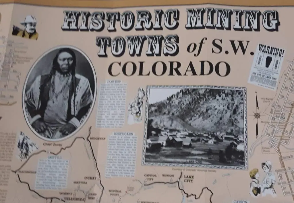 Historic Mining Towns Of The Colorado San Juan Mountains [Poster] Staff 1