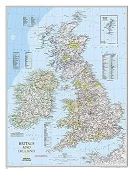 Britain And Ireland Classic [Laminated] (National Geographic Reference Map) By National Geographic Maps - Reference (2015-12-03) 1
