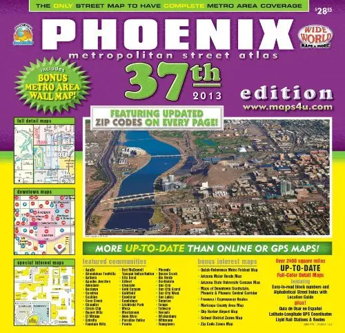Phoenix Metropolitan Street Atlas (Yellow1) [Ring-Bound] Phoenix Mapping Service 1