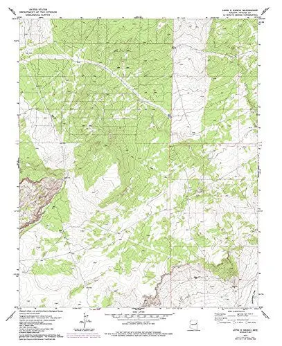 Long H Ranch, Arizona (7.5'×7.5' Topographic Quadrangle) [Map] United Stated Geological Survey 1