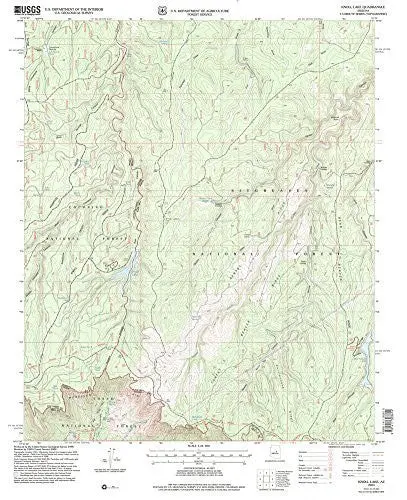 Knoll Lake, Arizona [Map] U.S. Geological Survey 1