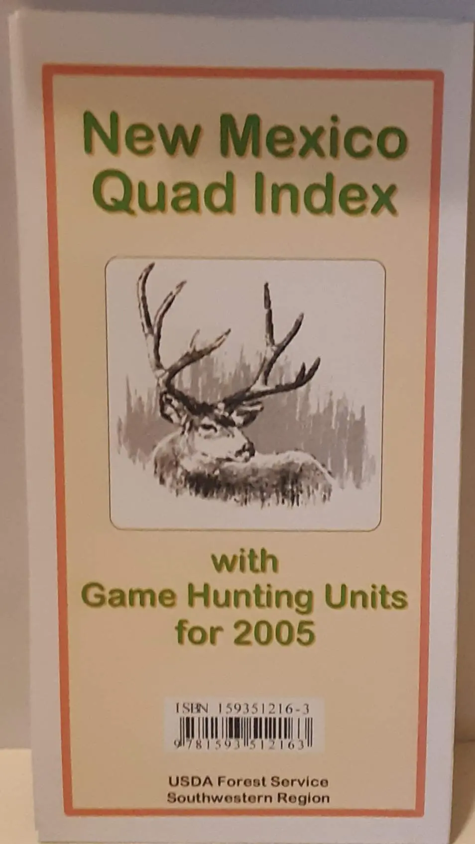 New Mexico Quad Index With Game Hunting Units For 2005 [Map] Southwest Region 1