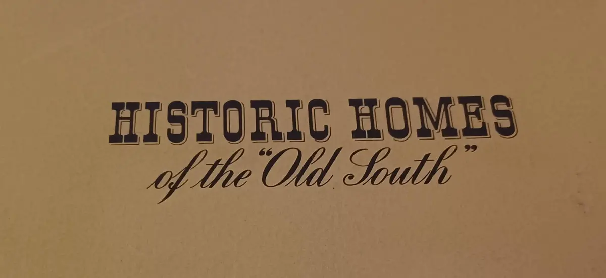 Historic Homes Of The Old South [Paperback] (Architecture) 1