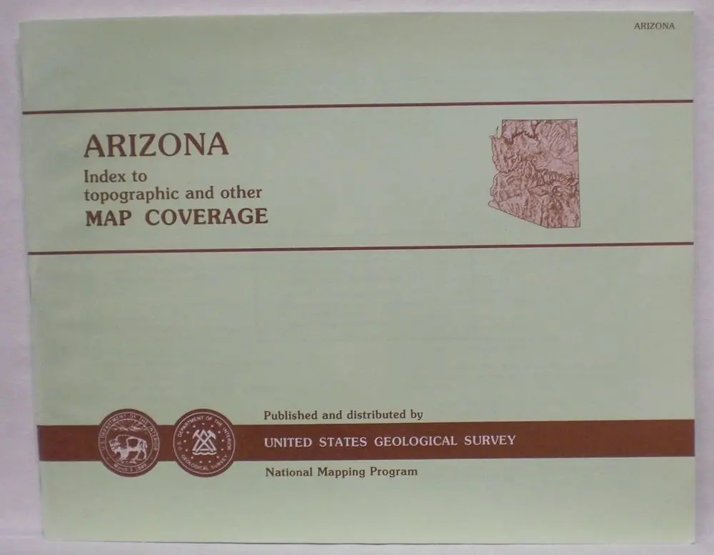 Arizona Index To Topographic And Other Map Coverage [Paperback] United States Geological Survey 1