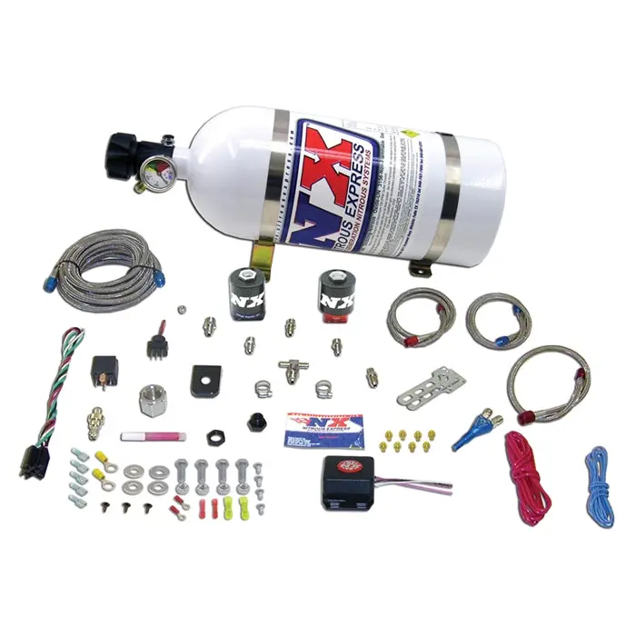 Camaro Nitrous Oxide - Nx Universal Fly By Wire Single Nozzle 35-150Hp System W- 10Lb. Bottle And Tps Switch 1