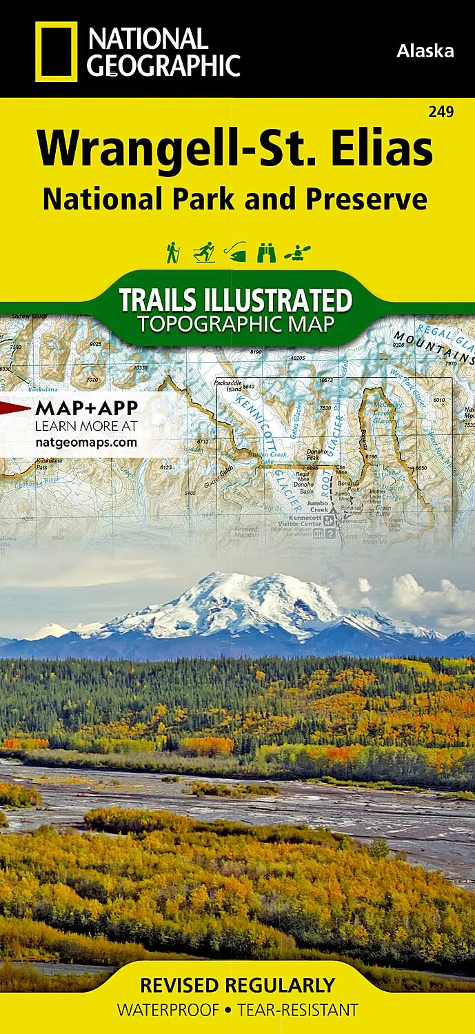 Wrangell-St. Elias National Park And Preserve Map (National Geographic Trails Illustrated Map, 249) [Map] National Geographic Maps - Trails Illustrated 1