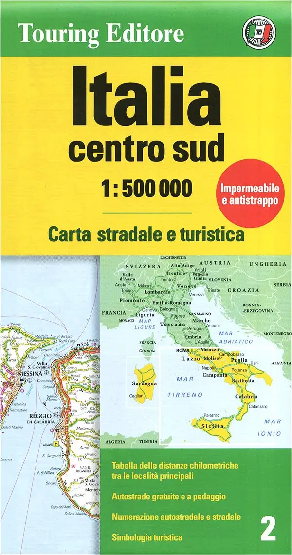 Italy South-Central [Map] Touring Club Italiano 1