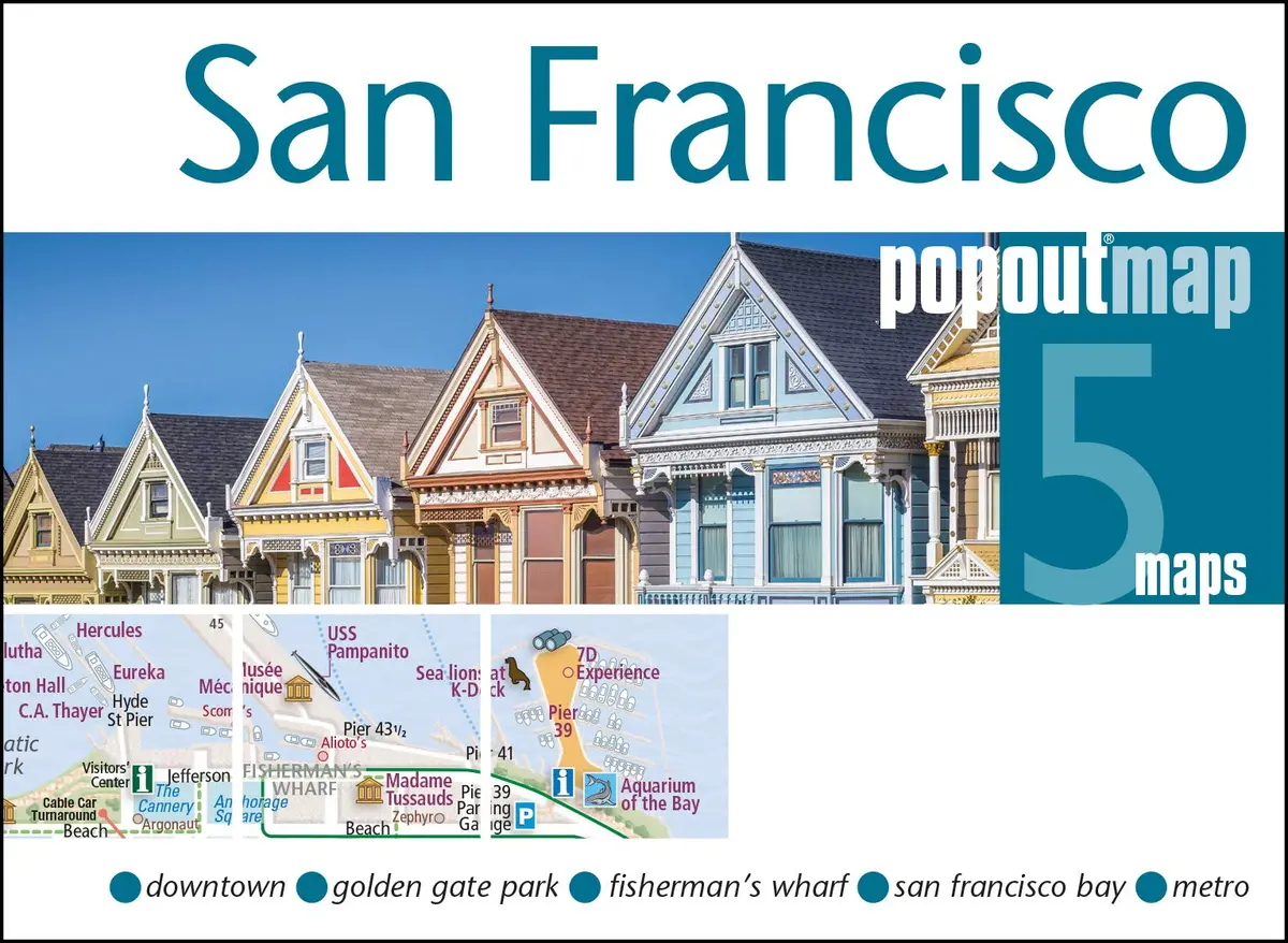 San Francisco Popout Map (Popout Maps) Popout Maps, Popout Maps 1