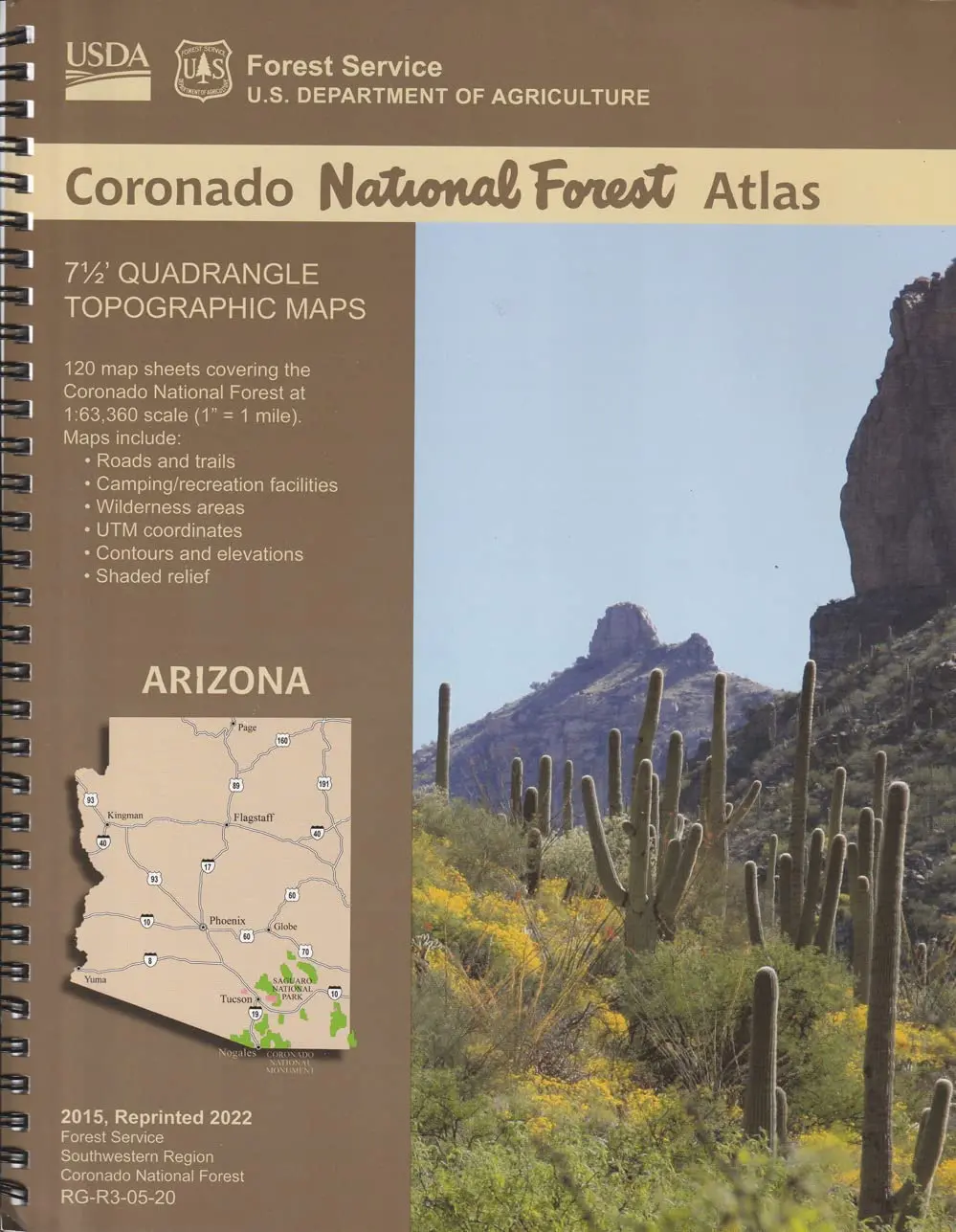 Coronado National Forest Atlas (7½' Quadrangle Topographic Maps) 1