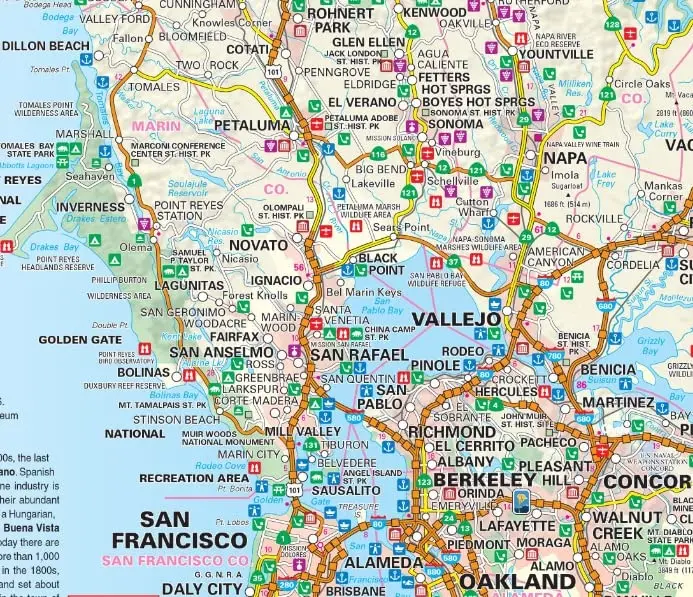 Northern California Coast And Southern Oregon Road Map (State In Your Pocket) 2