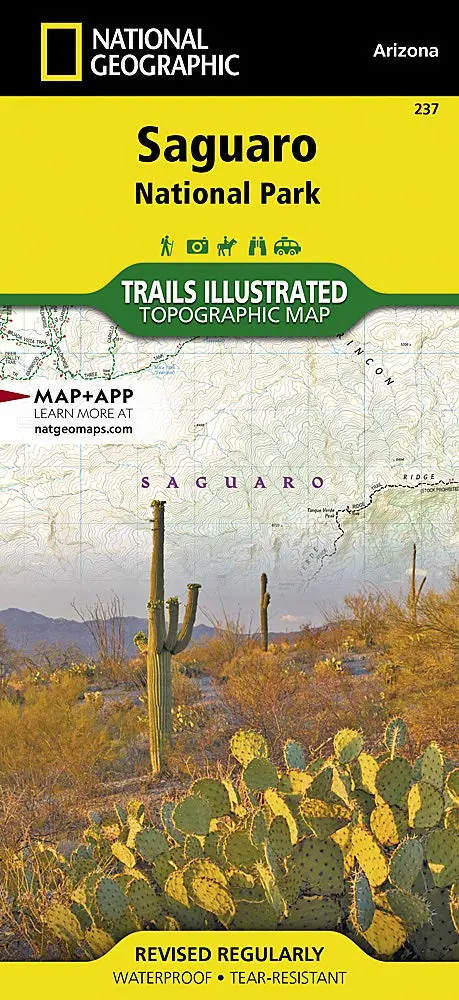 Saguaro National Park Map (National Geographic Trails Illustrated Map, 237) 1