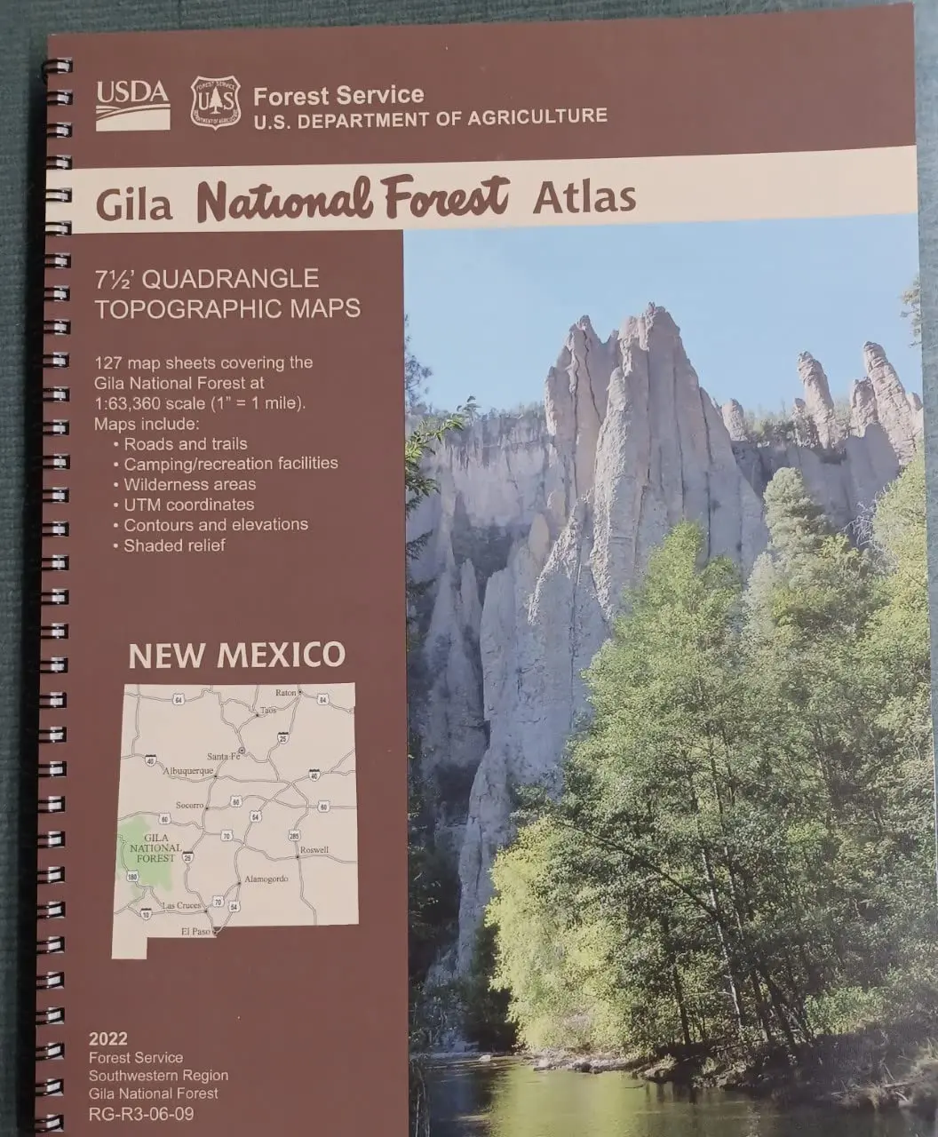 Gila National Forest Atlas - Topographical Maps 1