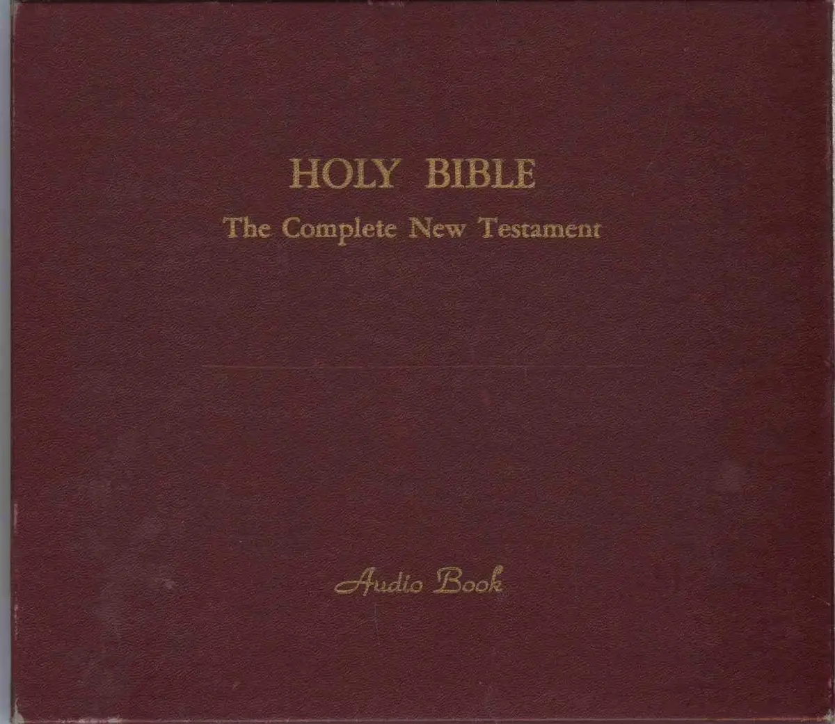 Holy Bible Audio Book Lp Records The Complete New Testament [Vinyl] 1