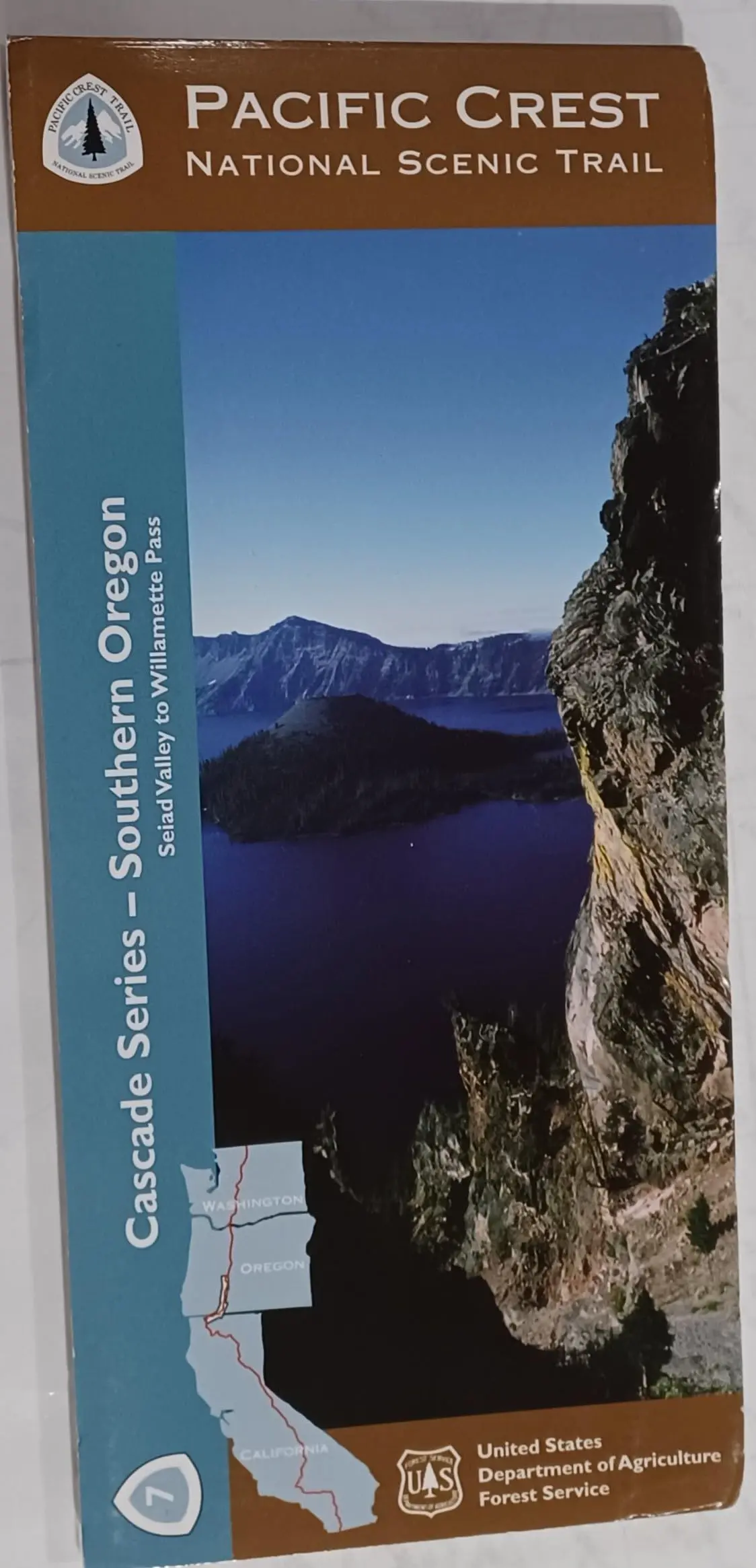 Pacific Crest National Scenic Trail: Oregon Southern Portion [Paperback] Pacific Nw Region Usda - Forest Service 1
