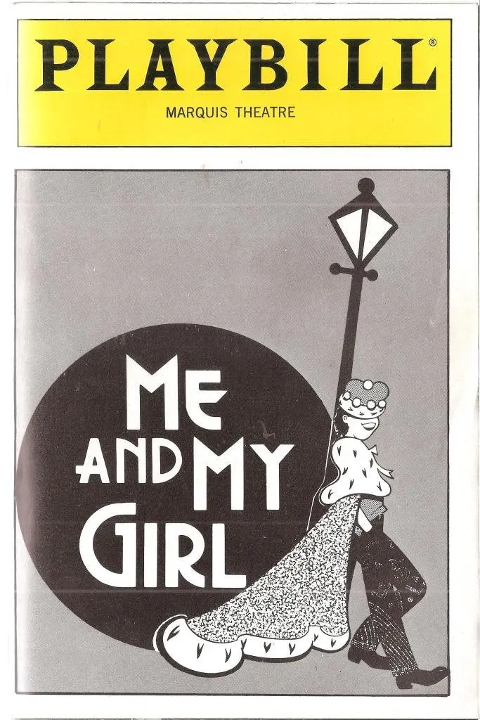 Playbill Me And My Girl Marquis Theatre October 1989 Volume 89 No. 10 (The National Theatre Magazine) [Single Issue Magazine] 1