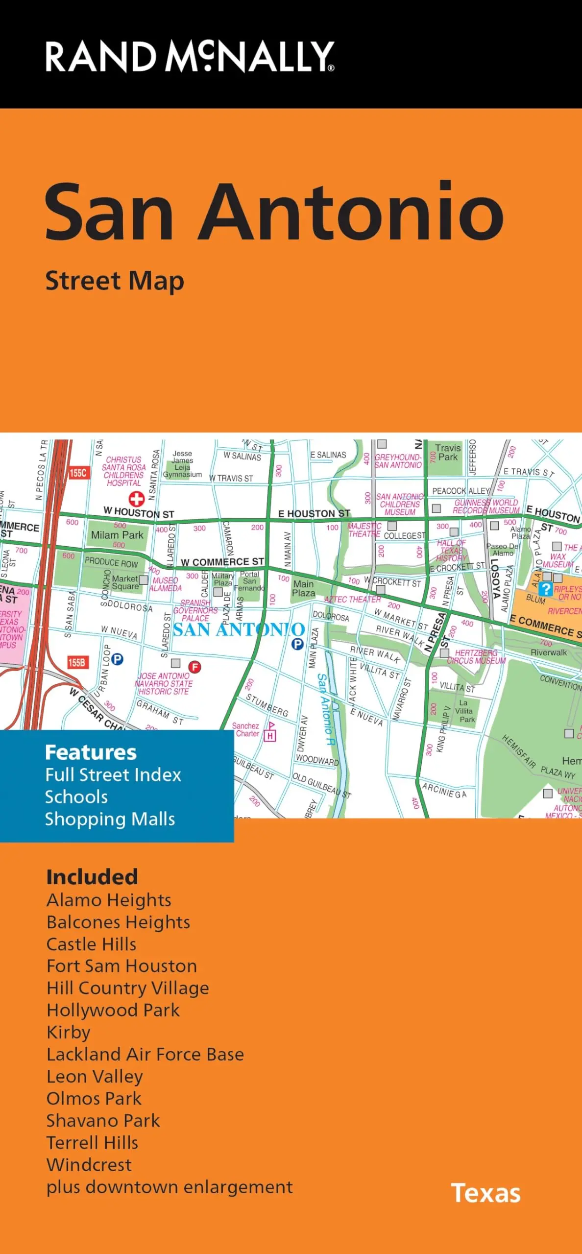 Rand Mcnally Folded Map: San Antonio Street Map [Map] Rand Mcnally 1