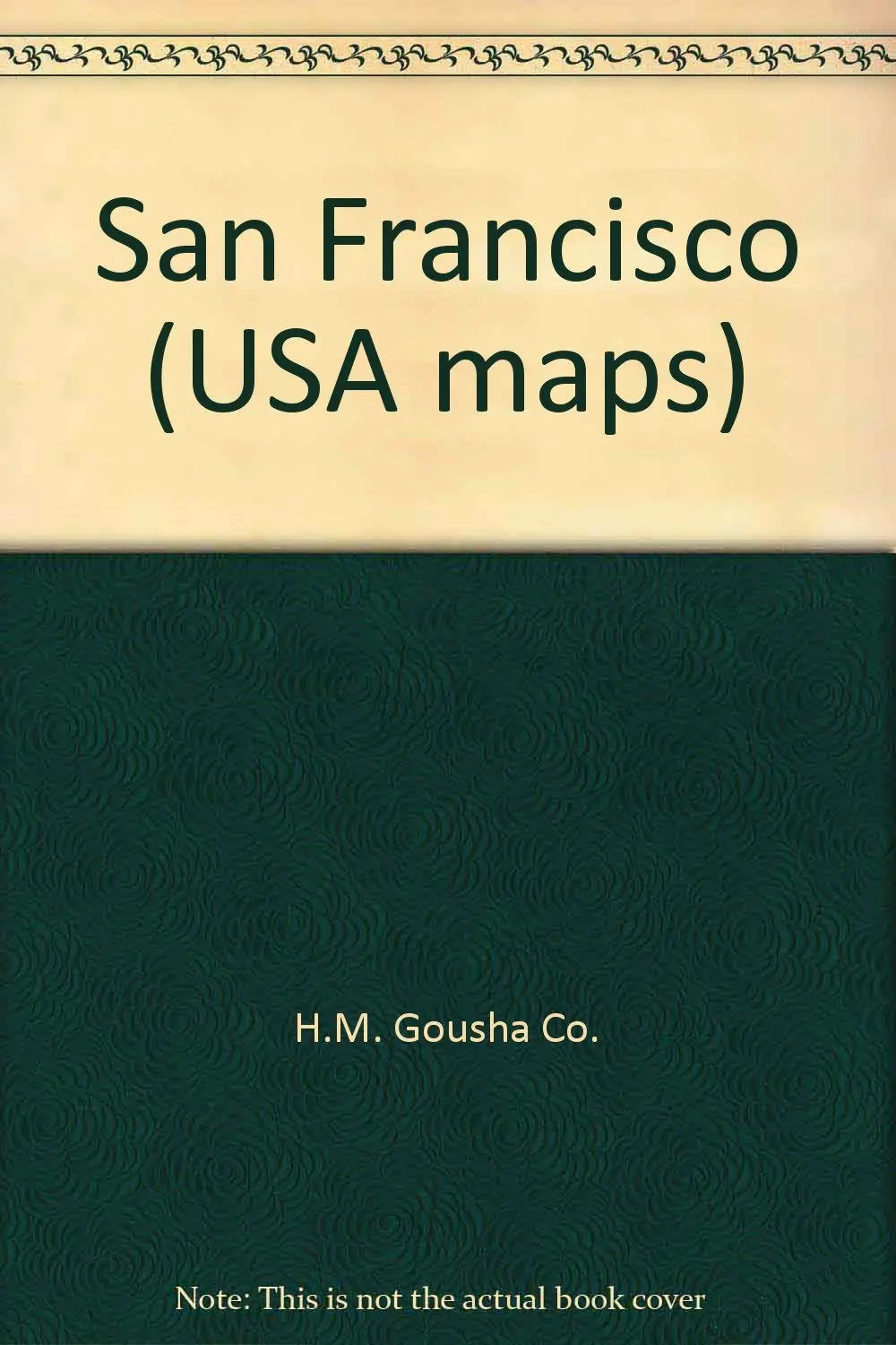 Street Map Of San Francisco: Including Brisbane, Burlingame, Colma, Daly City, Milbrae, Pacifica, San Bruno, South San Francisco, And Adjoining Communities (A Gousha Travel Publication) [Map] H.M. Gousha Company 1