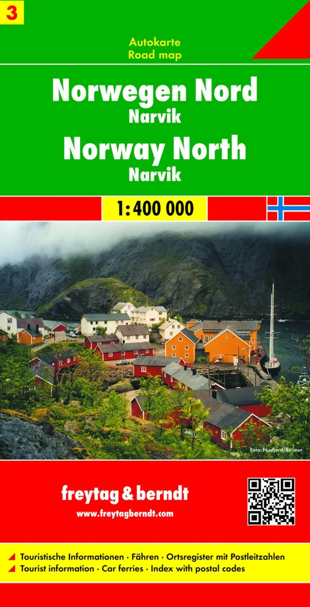 Norway Sheet 3, North/Narvik (Auto + Freizeit) Freytag & Berndt 1