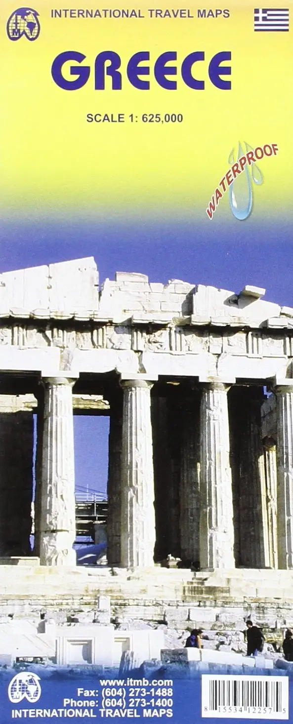 Greece Travel Reference Map (Waterproof): 1:625,000 1