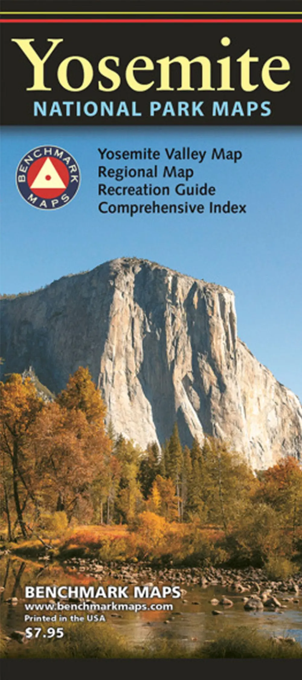 Yosemite National Park, California Recreation Map [Map] Benchmark Maps 1